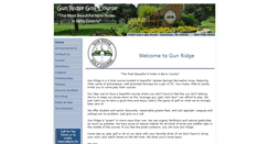 Desktop Screenshot of gunridgegolf.com